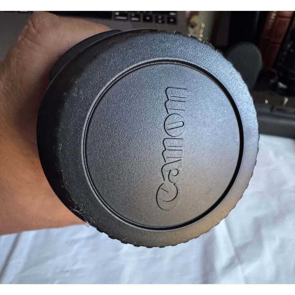 Canon EF 28-135mm f/3.5-5.6 IS USM Lens w/ Canon Hood Caps Made Japan